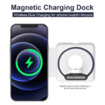 2-in-1 Foldable Wireless Magnetic Charging Station- Type C Interface_7