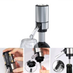 Automatic Electric Wine Aerator Pourer with Retractable Tube for One-Touch Instant Oxidation - Battery Powered_7