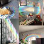 7pcs Moon Phase Window Clings Anti-Collision Static Rainbow Glass Stickers_8