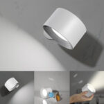 360° Rotatable Dimmable Touch Control Magnetic Ball Light LED Wall Sconce - USB Rechargeable_2