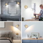 360° Rotatable Dimmable Touch Control Magnetic Ball Light LED Wall Sconce - USB Rechargeable_9